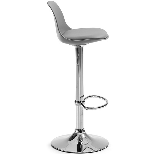 Taburete bar moderno Landor gris