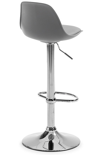 Taburete bar moderno Landor gris