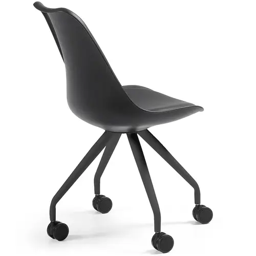 Silla de escritorio moderna Ralf negro