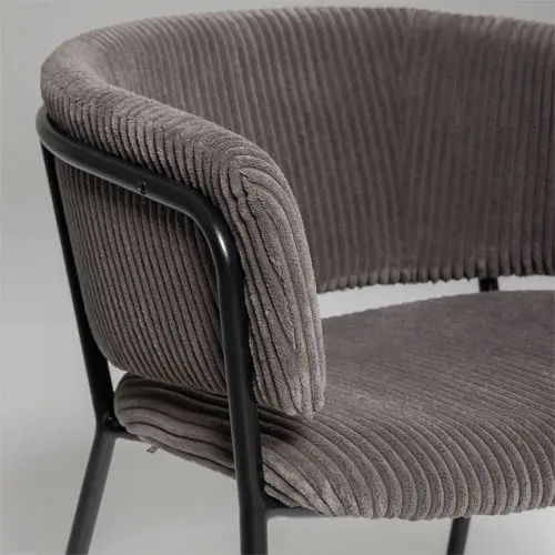 Silla Runnie pana gruesa gris