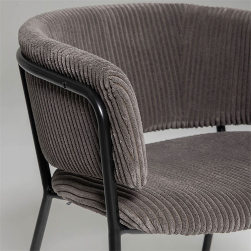 Silla Runnie pana gruesa gris