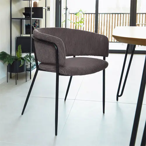 Silla Runnie pana gruesa gris