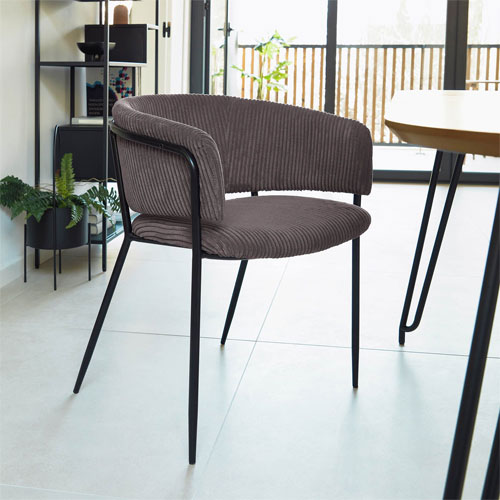 Silla Runnie pana gruesa gris