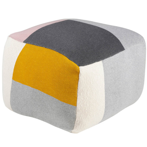 Puff estampado multicolor Block