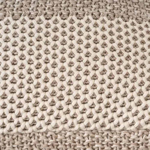 Puff estampado beige Honey