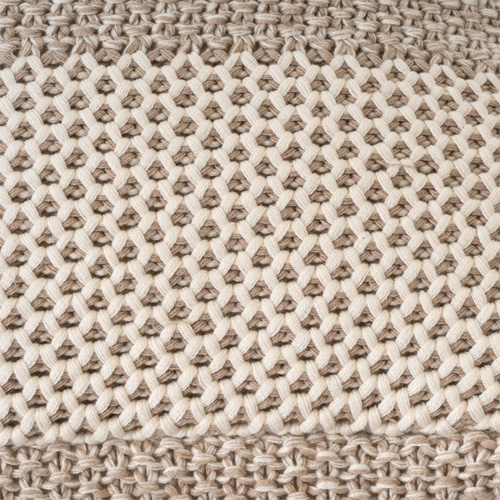 Puff estampado beige Honey