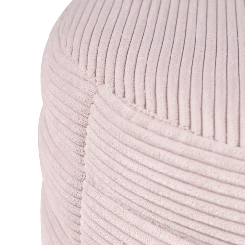 Puff tapizado rosa Saul
