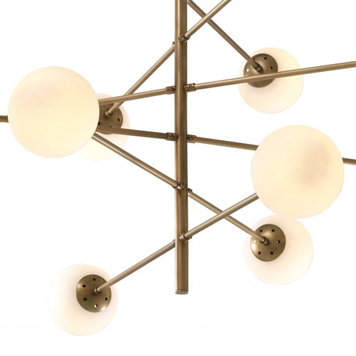 Lámpara retro chic metal Tortora