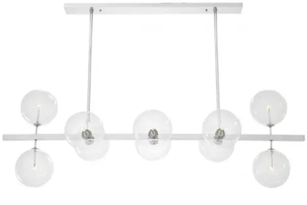 Lámpara minimalista de metal Largo