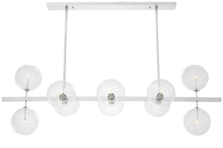 Lámpara minimalista de metal Largo