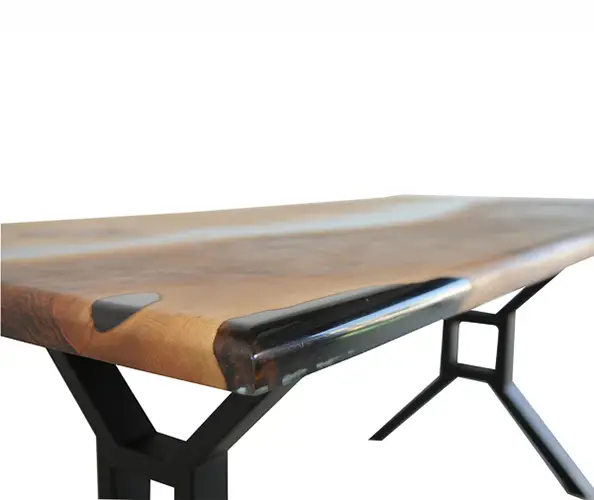 Mesa de comedor nogal macizo Parlet