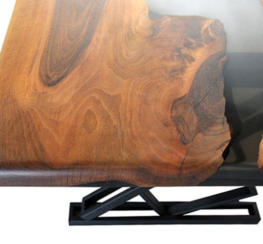 Mesa de comedor nogal macizo Fejir