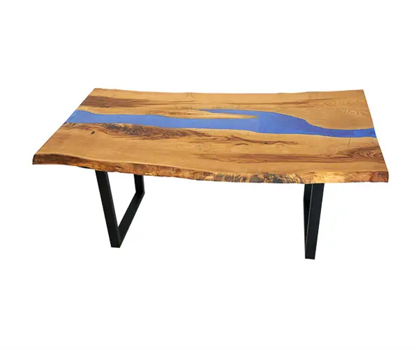 Mesa de comedor nogal macizo Nemir