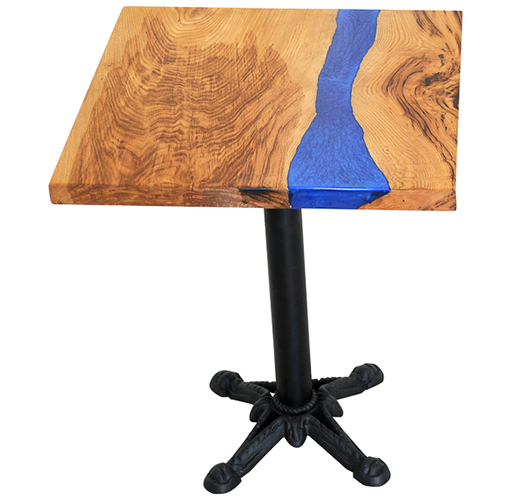 Mesa de cocina nogal macizo Kenir