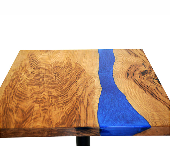 Mesa de cocina nogal macizo Kenir
