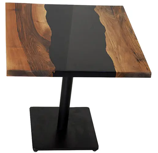 Mesa de cocina nogal macizo Bakir