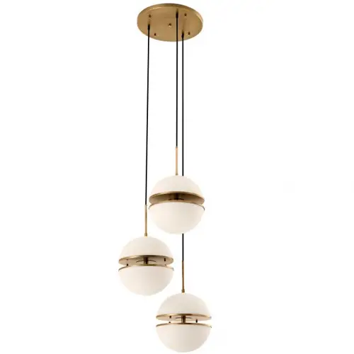 Lámpara metal Spiridon Triple