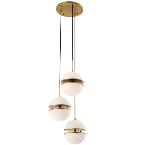 Lámpara metal Spiridon Triple