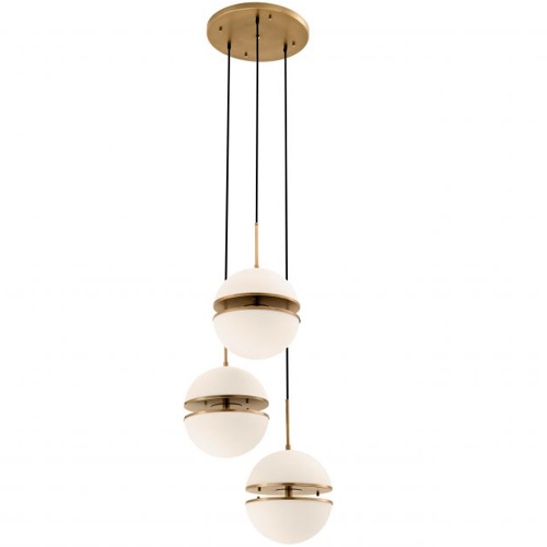 Lámpara metal Spiridon Triple