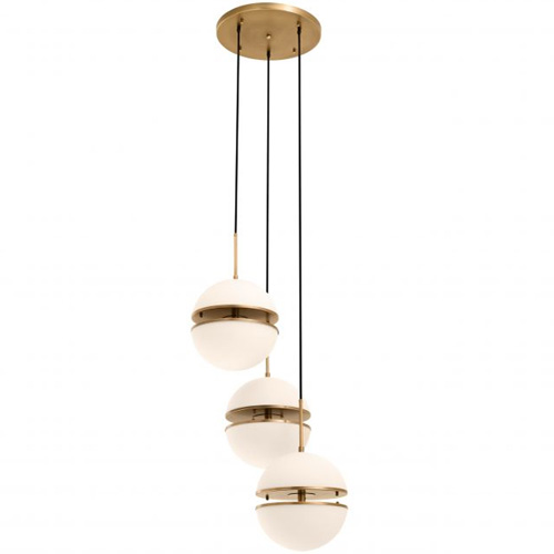 Lámpara metal Spiridon Triple