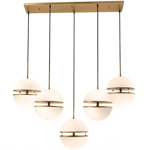 Lámpara metal Spiridon 5 light