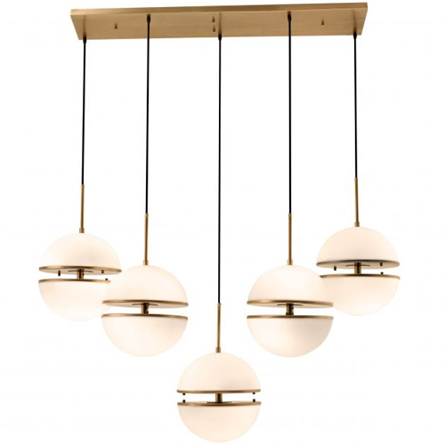 Lámpara metal Spiridon 5 light