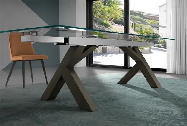 Mesa de comedor extensible de diseño Sehar