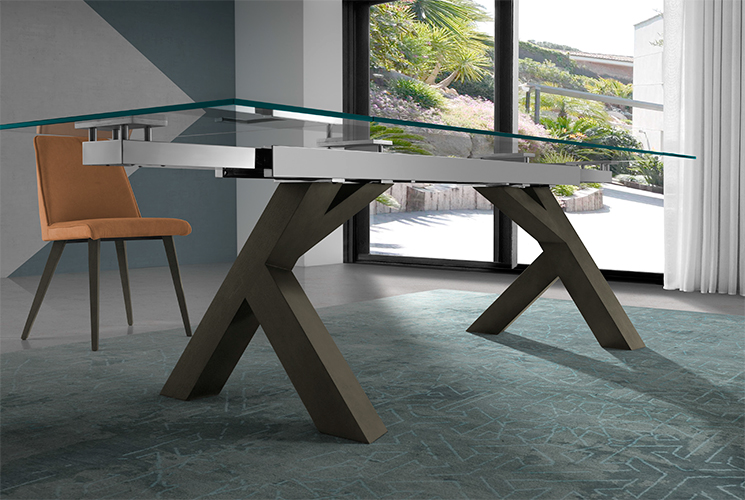 Mesa de comedor extensible de diseño Sehar