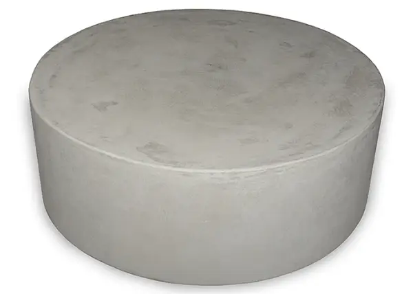 Mesa de centro redonda microcemento Cipria