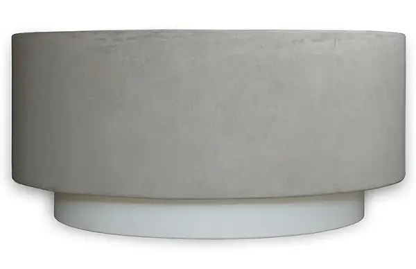 Mesa de centro redonda microcemento Cipria