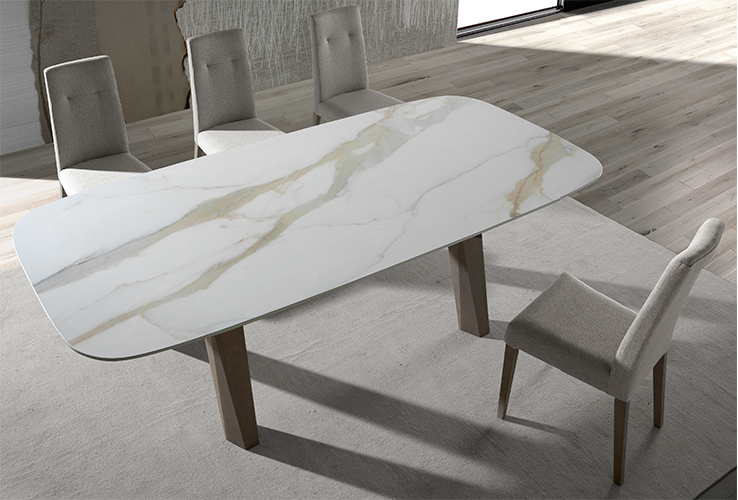 Mesa de comedor porcelánico Ot Fix
