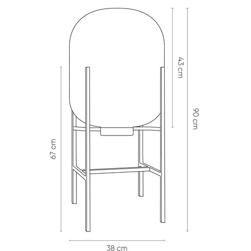 Lámpara de mesa Bahrian