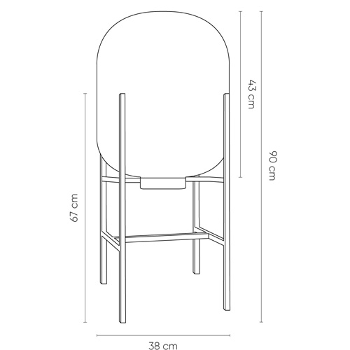 Lámpara de mesa Bahrian