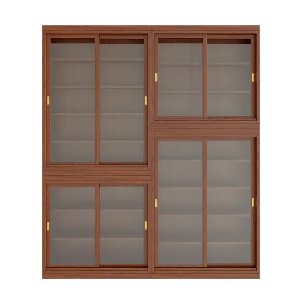 Vitrina de madera modular diseño Duncan
