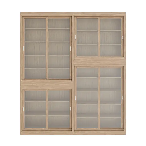 Vitrina de madera modular diseño Duncan