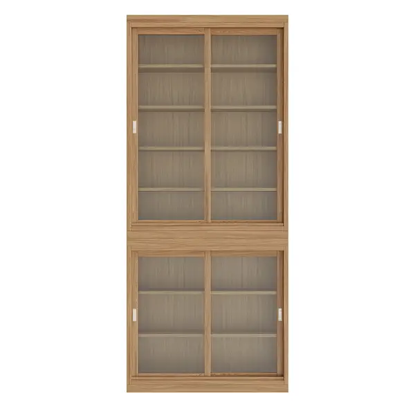 Vitrina de madera modular diseño Duncan