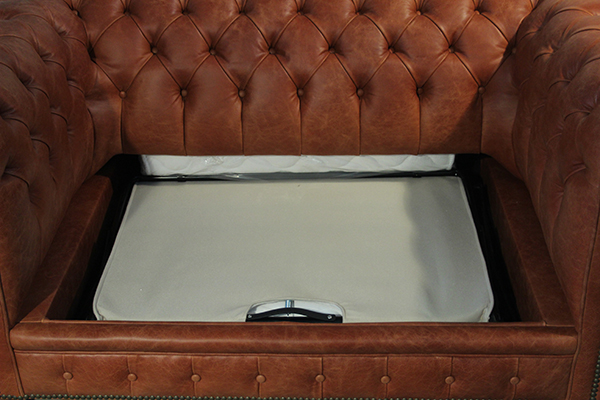 Sofá cama para colchón de 90 Chester vintage Ford
