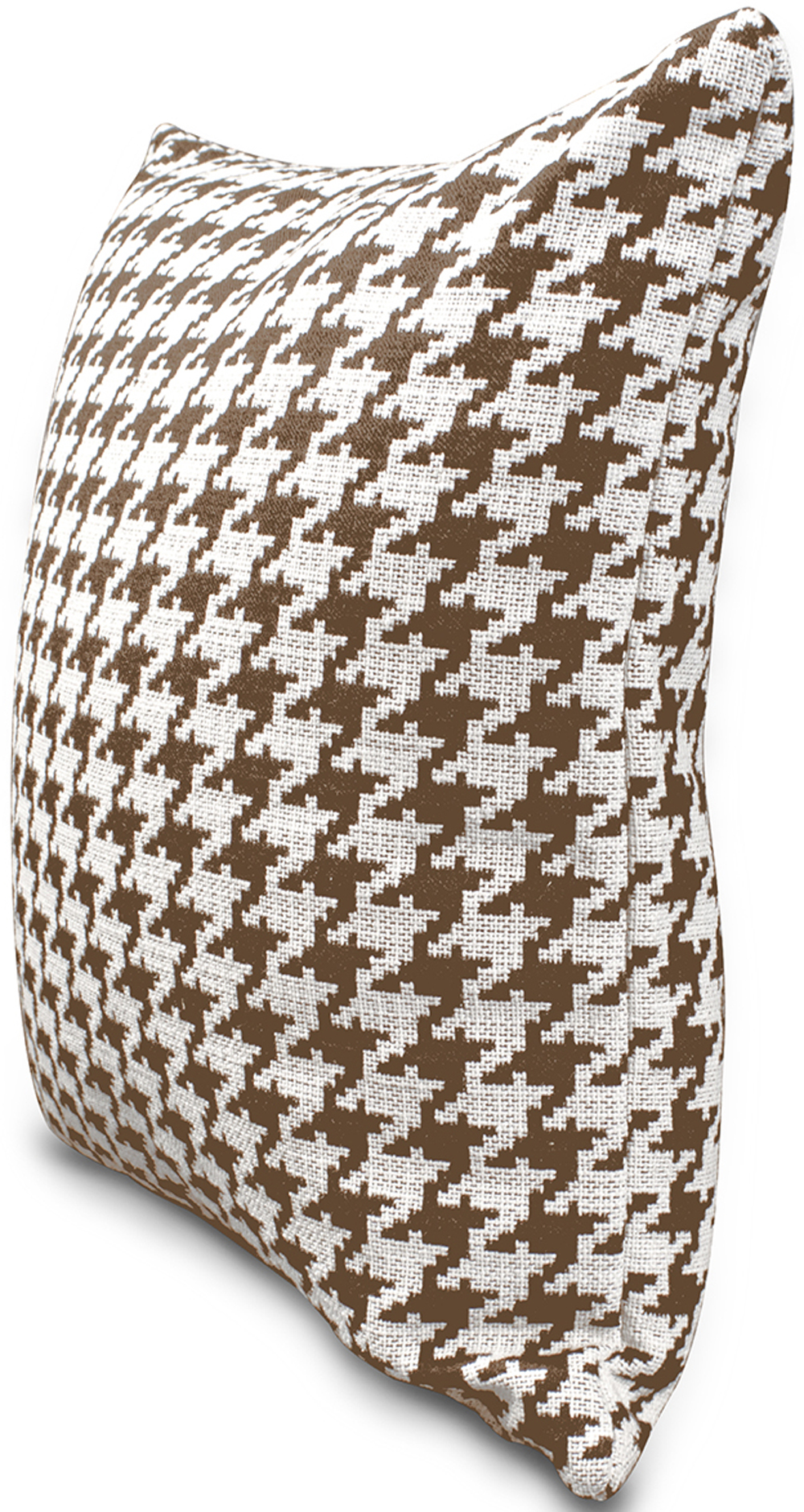 Cojin con estampado de pata de gallo blanco y negro (45x45)