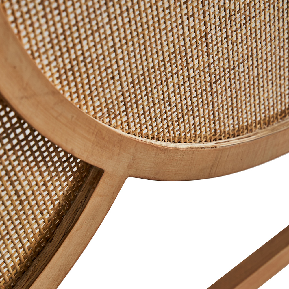Cabecero de madera y ratán Bracke
