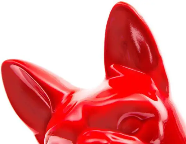 MAAT Boston terrier rojo