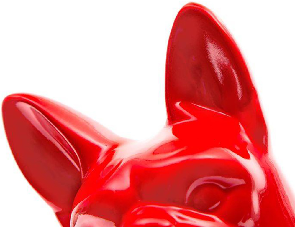MAAT Boston terrier rojo