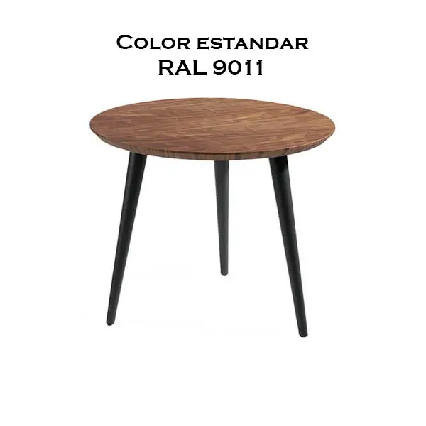 Mesa auxiar moderna Zeus nogal