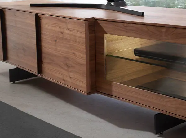 Mueble de Tv moderno Hebe nogal