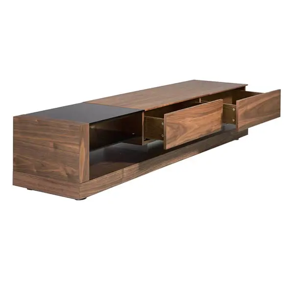Mueble TV madera y cristal Blackpool Ángel Cerda