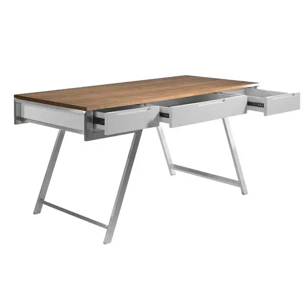 Mesa de escritorio blanca Uptown Ángel Cerda