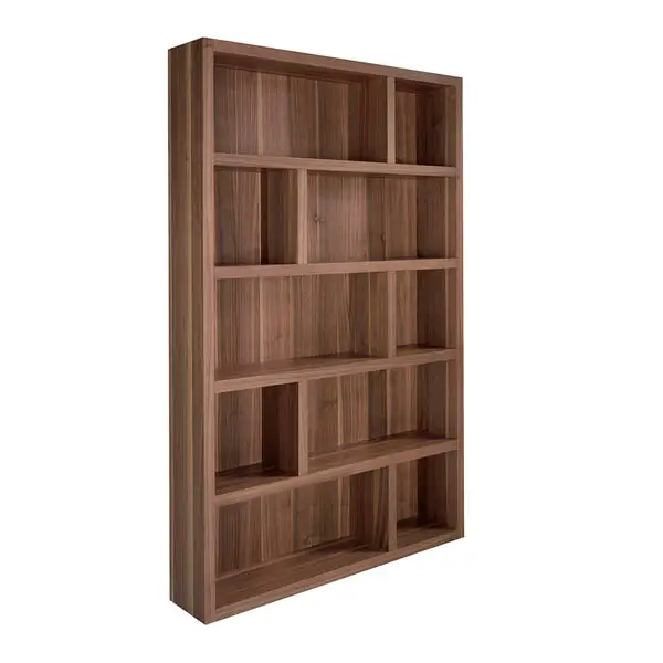 Librería Grande moderna nogal drago