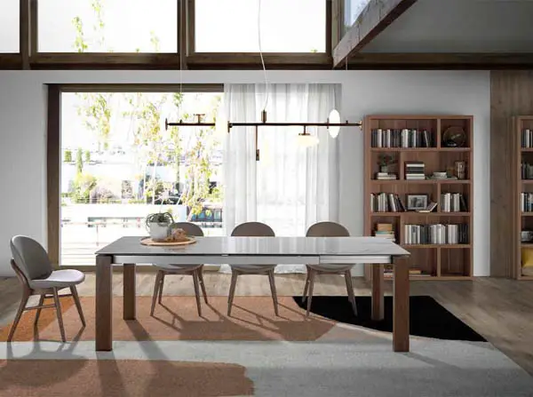 Silla moderna tapizada Gioia