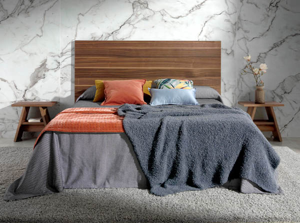 Mesa de noche moderna nogal Tíbet
