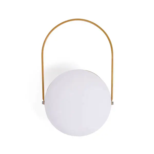 Lámpara de mesa Tea exterior Mostaza