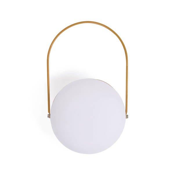 Lámpara de mesa Tea exterior Mostaza